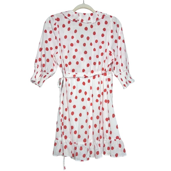 RIXO by Target Polka Dot Wrap Mini Dress. Size Small - Picture 5 of 11